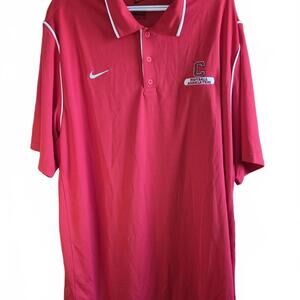 Nike Dri Fit  Polo shirt. New with tags, Collared design with white piping. XXL